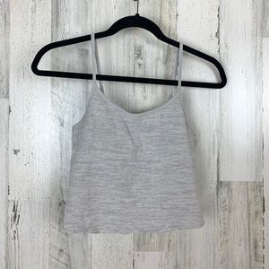 Grey Cropped Cami